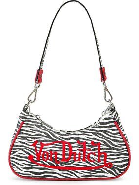 Zebra Print Y2K Medium Shoulder Bag Purse for Women - Trendy & Stylish Accessory